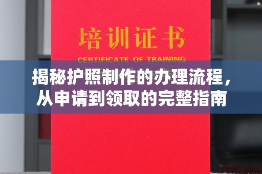 芦竹揭秘护照制作的办理流程，从申请到领取的完整指南