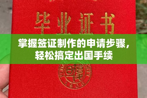 芦竹掌握签证制作的申请步骤，轻松搞定出国手续