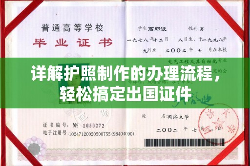 芦竹详解护照制作的办理流程，轻松搞定出国证件