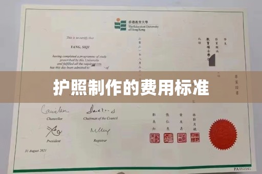 芦竹护照制作的费用标准