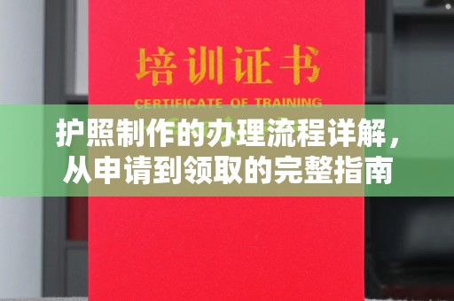 芦竹护照制作的办理流程详解，从申请到领取的完整指南