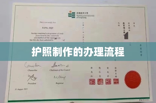 芦竹护照制作的办理流程