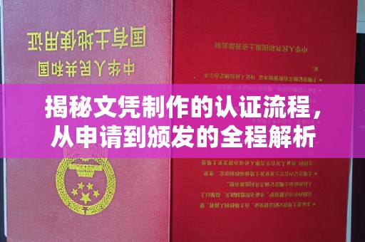 芦竹揭秘文凭制作的认证流程，从申请到颁发的全程解析
