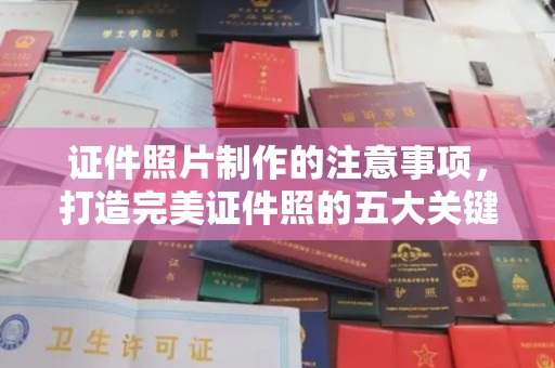 芦竹证件照片制作的注意事项，打造完美证件照的五大关键点